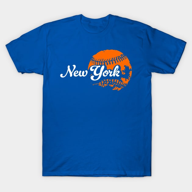 New York Baseball T-Shirt by Throwzack